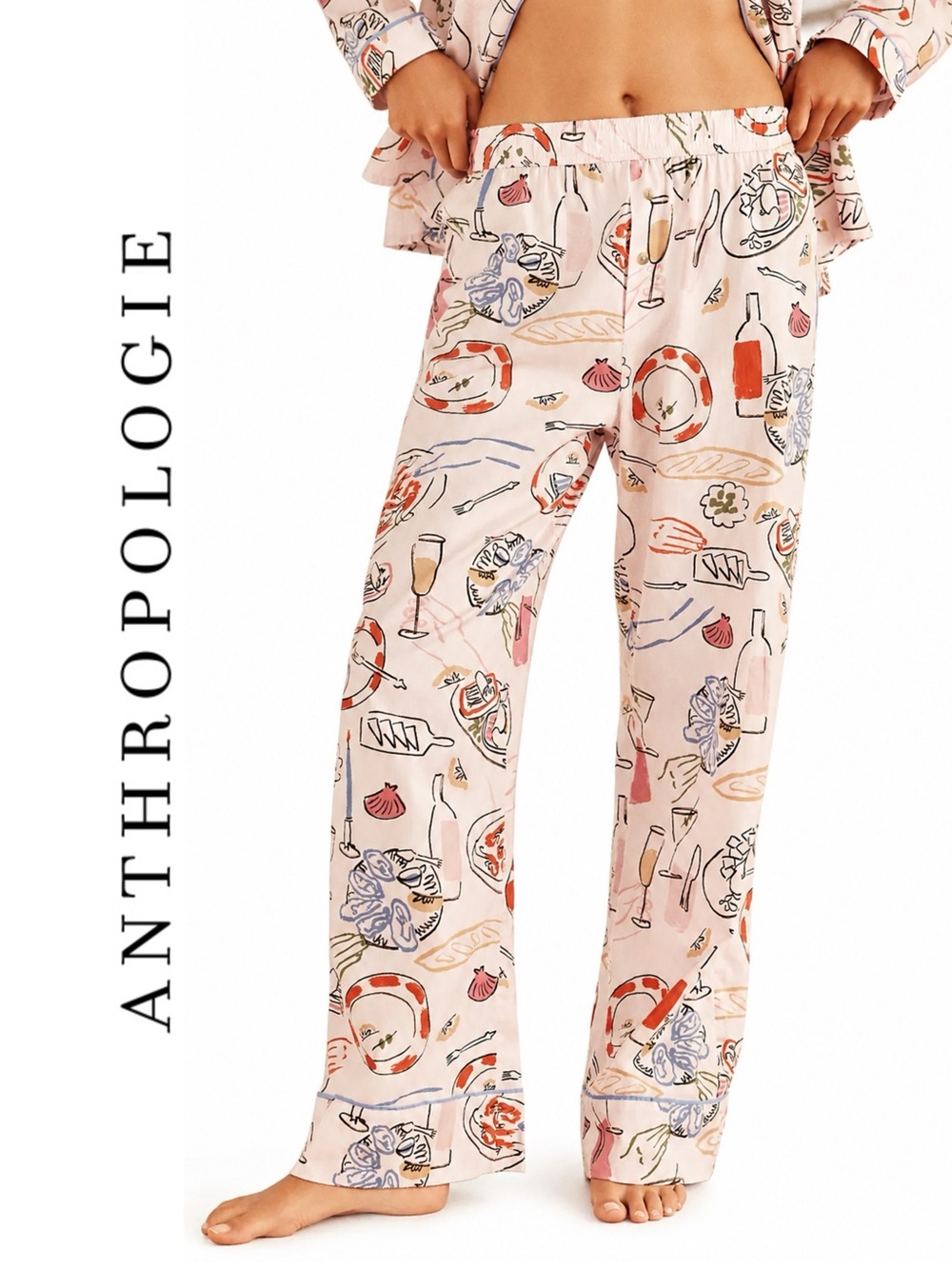Anthropologie LyreBird Cloud Flannel Pajama Pants